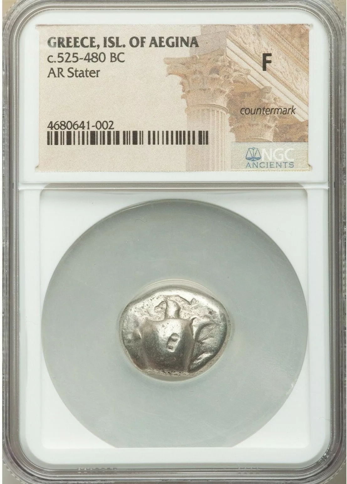 SARONIC ISLANDS. Aegina. Ca. 525-480 BC. AR stater