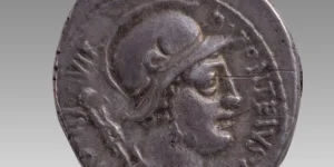 P. Fonteius P.f. Capito. 55 BC. AR Denarius