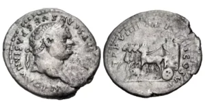Roman Emperor: Titus. AD 79-81. AR Denarius ine.