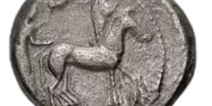 SICILY, Gela. Circa 480/75-475/70 BC. AR Tetradrachm