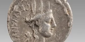 Roman Republic M. Plaetorius M.f. Cestianus, 57 BC. Silver Denarius