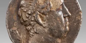 BAKTRIA, Greco-Baktrian Kingdom. Euthydemos I Theos Megas. Circa 225-200/195 BC. Silver Tetradrachm