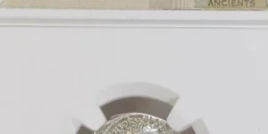 ROMAN IMPERATORIAL Silver Denarius Cleopatra VII and Marc Antony Alexandria c.34-32 BC.