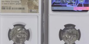 CARIAN ISLANDS. Rhodes. Ca. 316-305 BC. AR tetradrachm (22mm, 15.05 gm, 12h). NGC Choice VF