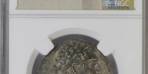 BACTRIA: Eukratides II Soter, ca. 145-140 BC, AR tetradrachm (14.54g), Bop-1L, HGC-12/161,