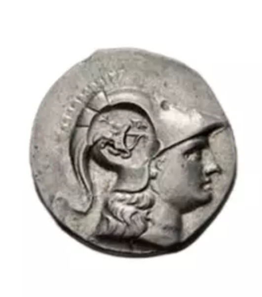 PAMPHYLIA, Side. Circa 205-100 BC. AR Tetradrachm (28.5mm, 16.92 g, 12h). Dem–, magistrate.