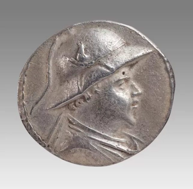 BAKTRIA, Greco-Baktrian Kingdom. Eukratides I Megas. Circa 170-145 BC. AR Tetradrachm