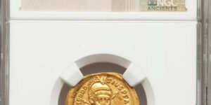 Theodosius II, Eastern Roman Empire (AD 402-450). AV solidus (21mm, 4.31 gm, 6h). NGC