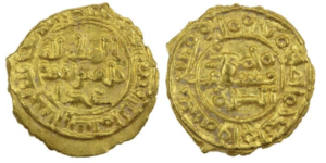 SAFFARID: Khalaf b. Ahmad, 2nd reign, 972-980, AV fractional dinar (1.02g), Sijistan, AH362,