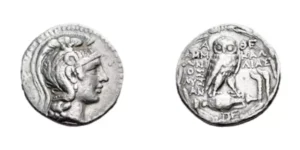 ATTICA, Athens. Circa 165-42 BC. AR Tetradrachm (27mm, 16.60 g, 12h). New Style coinage.