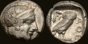 ATTICA. Athens. Ca. 440-404 BC. AR tetradrachm (23mm, 17.19 gm, 10h). NGC XF