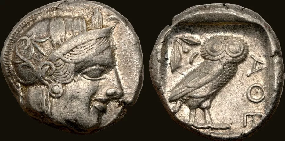 ATTICA. Athens. Ca. 440-404 BC. AR tetradrachm (23mm, 17.19 gm, 10h). NGC XF