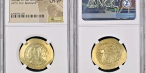 Michael VII Ducas. 1071-1078. EL Histamenon Nomisma.NGC Choice VF.