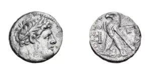 PHOENICIA, Tyre. 126/5 BC-AD 65/6. AR Shekel (27mm, 12.89 g, 12h). Dated CY 19