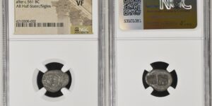 LYDIA. Time of Kyros to Darios I, ca. 550/39-520 B.C. AR Siglos, Sardes Mint. NGC VF.