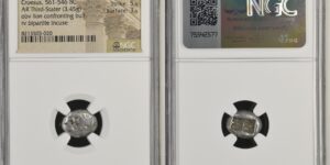 LYDIAN KINGDOM. Croesus (561-546 BC). AR third-stater