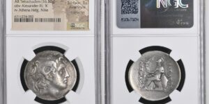 THRACIAN KINGDOM: Lysimachos, 305-281 BC, AR tetradrachm (16.52g), Pergamon Mint,