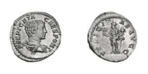 Geta. As Caesar, AD 198-209. AR Denarius (18.5mm, 3.61 g, 6h). Rome mint.