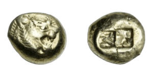 KINGS of LYDIA. temp. Alyattes – Kroisos. Circa 620/10-550/39 BC. EL Trite – Third Stater
