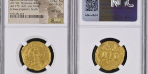 Basil II Bulgaroktonos, with Constantine VIII. 976-1025. AV Histamenon Nomisma (24mm, 4.33 g, 6h).