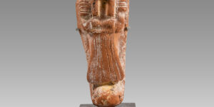 Ancient Egyptian Terracotta Ushabti in Daily Dress Dynasty 19-20, ca. 1293-1070 B.C.
