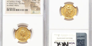 Aelia Eudoxia, Eastern Roman Empire (AD 400-404). AV solidus