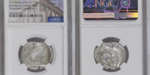 ATTICA. Athens. Ca. 440-404 BC. AR tetradrachm (17.19 gm, 3h). NGC MS