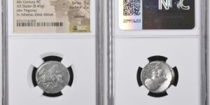 CORINTHIA. Corinth. AR Stater (8.45 gms), ca. 345-307 B.C. NGC