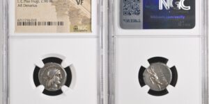 ROMAN REPUBLIC. L. Calpurnius Piso Frugi. AR Denarius, Rome Mint, 90 B.C. NGC VF.