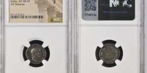 GALBA, A.D. 68-69. AR Denarius, Rome Mint. NGC F.  RIC-167; RSC-287.