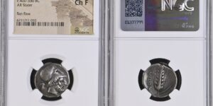 ITALY. Lucania. Metapontion. AR Stater (Nomos), ca. 400-340 B.C.