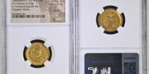 THEODOSIUS II, A.D. 402-450. AV Solidus (4.32 gms), Constantinople Mint, ca. A.D. 441-450.