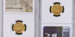 LEO I, A.D. 457-474. AV Solidus (4.48 gms), Constantinople Mint, 1st Officina,