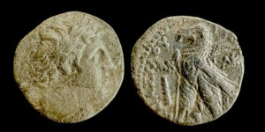 PHOENICIA, Tyre AR Half Shekel 106/105 BC 6.04g, 20mm.