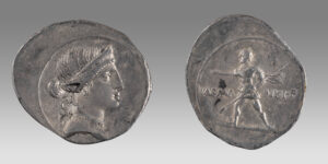 The Triumvirs. Octavian. Autumn 32-summer 31 BC. AR Denarius (22mm, 3.50 g, 3h). Italian