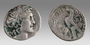 Ptolemaic Kingdom of Egypt, Ptolemy XII Neos Dionysios, AR Tetradrachm, 64-63 BC.