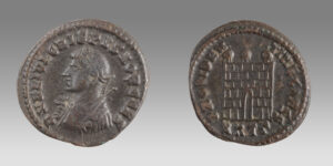 Crispus. Caesar, AD 316-326. Æ Follis (19mm, 2.92 g, 12h). Heraclea mint, 3rd officina. Struck AD 318-320.