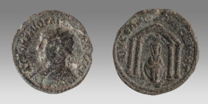 MESOPOTAMIA, Nisibis. Philip II. AD 247-249. Æ (25mm, 10.57 g, 12h).