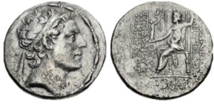 SELEUKID EMPIRE. Antiochos IV Epiphanes. 175-164 BC. AR Tetradrachm (29mm, 15.85 g, 12h). Ptolemaïs (Ake) mint. Series 3,