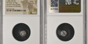 PHOENICIA, ARADUS AR Obol c.400-350 BC. (0.74g)