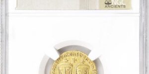 LEO IV with CONSTANTINE VI, LEO III, & CONSTANTINE V, 775-780. AV Solidus