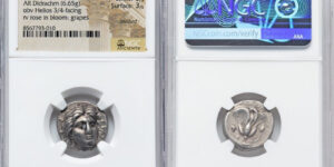 CARIAN ISLANDS. Rhodes. Ca. 305-275 BC. AR didrachm