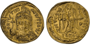 BYZANTINE EMPIRE: Justinian I, 527-565, AV solidus (3.18g),