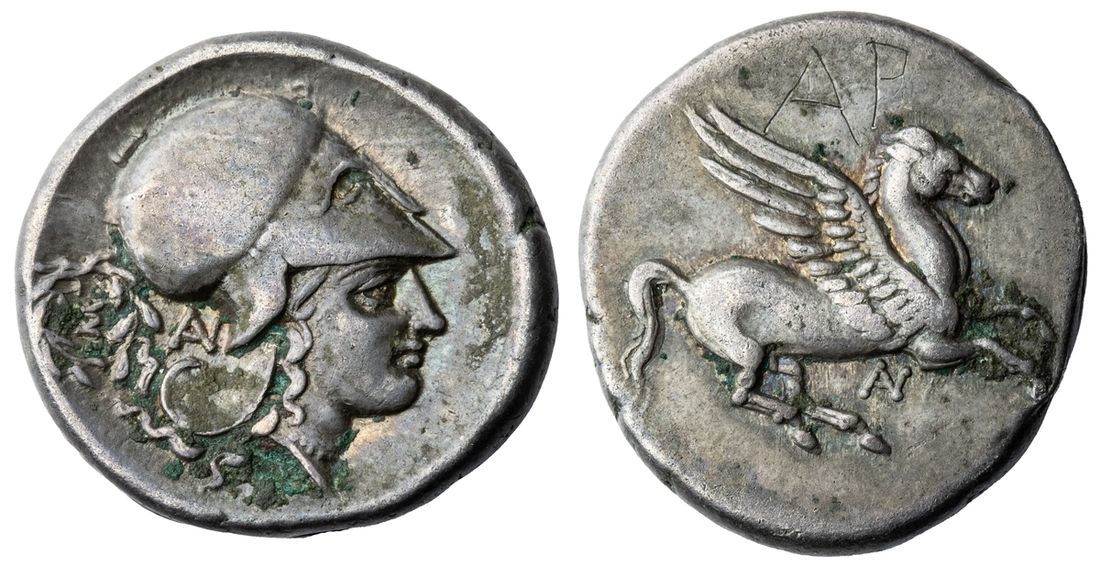 Acarnania, Anactorium, AR Stater, struck 350-300 BC