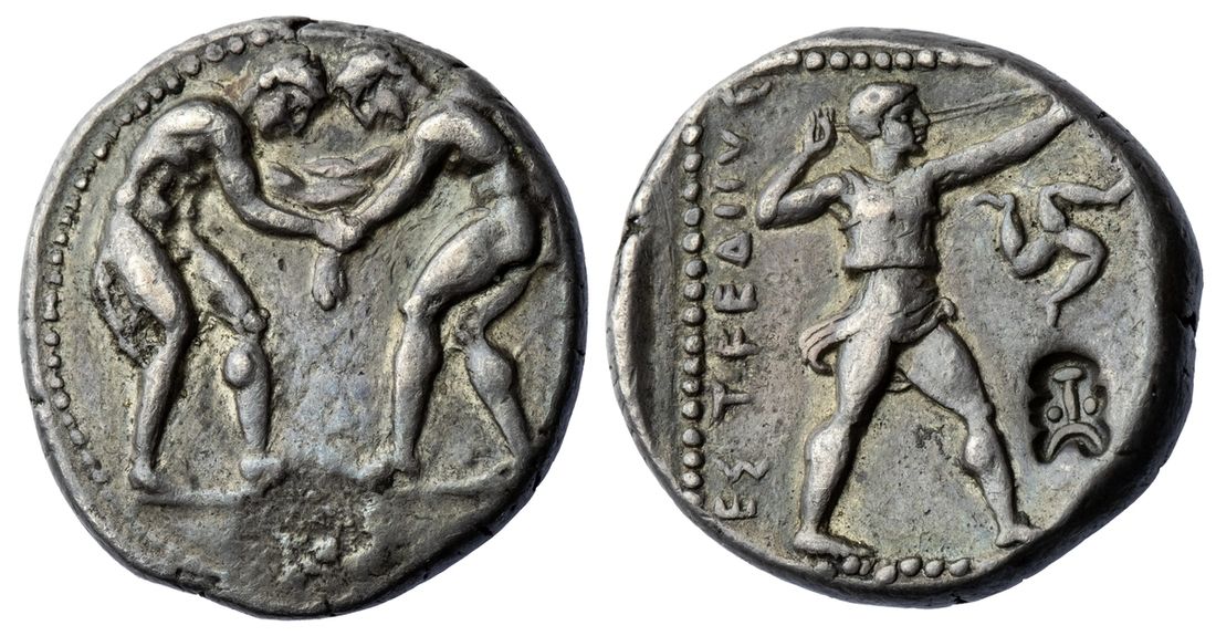 Pamphylia, Aspendos, AR Stater, struck 380-325 BC,