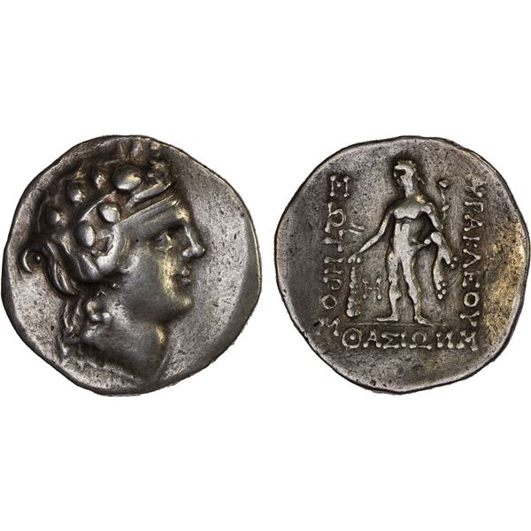 THRACIAN ISLANDS: Thasos, AR tetradrachm (16.54g), ca. 2nd-1st century BC,