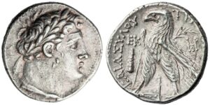 Phoenicia, Tyre, AR Shekel, struck 102-101 BC