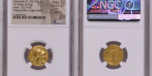 MACEDON. Kingdom of Macedon. Alexander III (the Great), 336-323 B.C. AV Stater (8.50 gms), Sidon Mint, ca. 321/0 B.C.