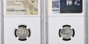 THRACE. Kingdom of Thrace. Lysimachos, 323-281 B.C. AR Drachm, Lampsakos Mint, ca. 299/8-297/6 B.C.