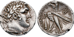Phoenicia. Tyre. Silver Shekel (14.28 g), dated CY 73 (54/3 BC).